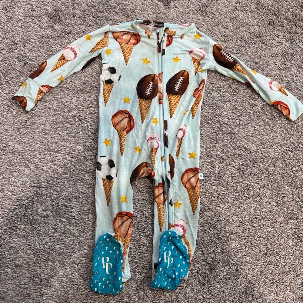 Posh Peanut 3-6mo Scoops Footie